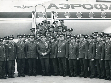 Приезд в Чернигов Главкома ВВС марщала авиации Кутахова П.С.