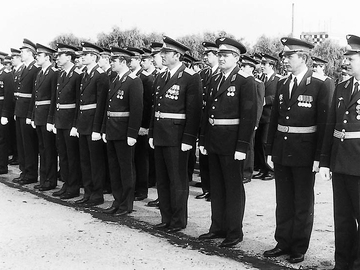 Командир 701 полка Сидоров Ю.Д., зам. командира Кацер, замполит Стадник В.М., начштаба Васенда, Урбанович А., Шуртаков Д., Астрейко В.