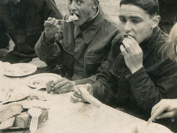 Конотоп 1962 г. стартовый завтрак, Правдивец А.Н. и Буран С.И.