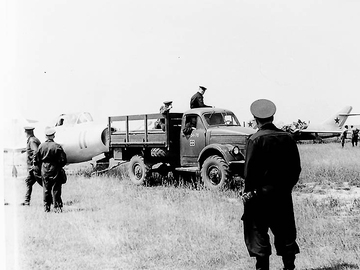 Прилет в Добрянку, 1957 г.