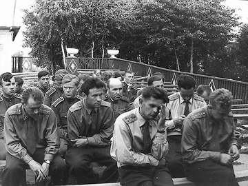 Подведение итогов, слева к-т Галецкий А.П..