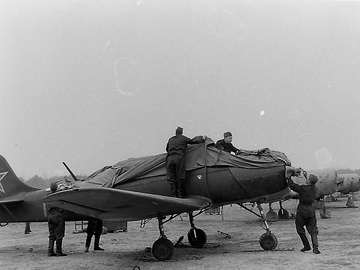 аэр. Певцы, наземная подготовка на Як-18, 1962 г.